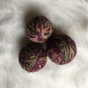 4 for $45! HANDMADE dryer balls
